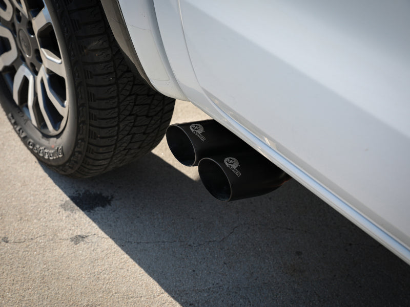 aFe Rebel Series 3in 304 SS Cat-Back Exhaust Side Exit w/ Black Tips 19 Ford Ranger L4-2.3L (t) Secondary image