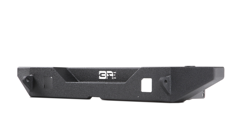 Body Armor 4x4 07-18 Jeep Wrangler JK Full Width Rear Bumper w/ Tire Carrier Mount for offroad performance upgrades.
