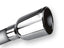 Borla 2.25in Inlet 3.19in Round Rolled Angle Cut Outlet x 5in Long Embossed Tip for offroad performance upgrades