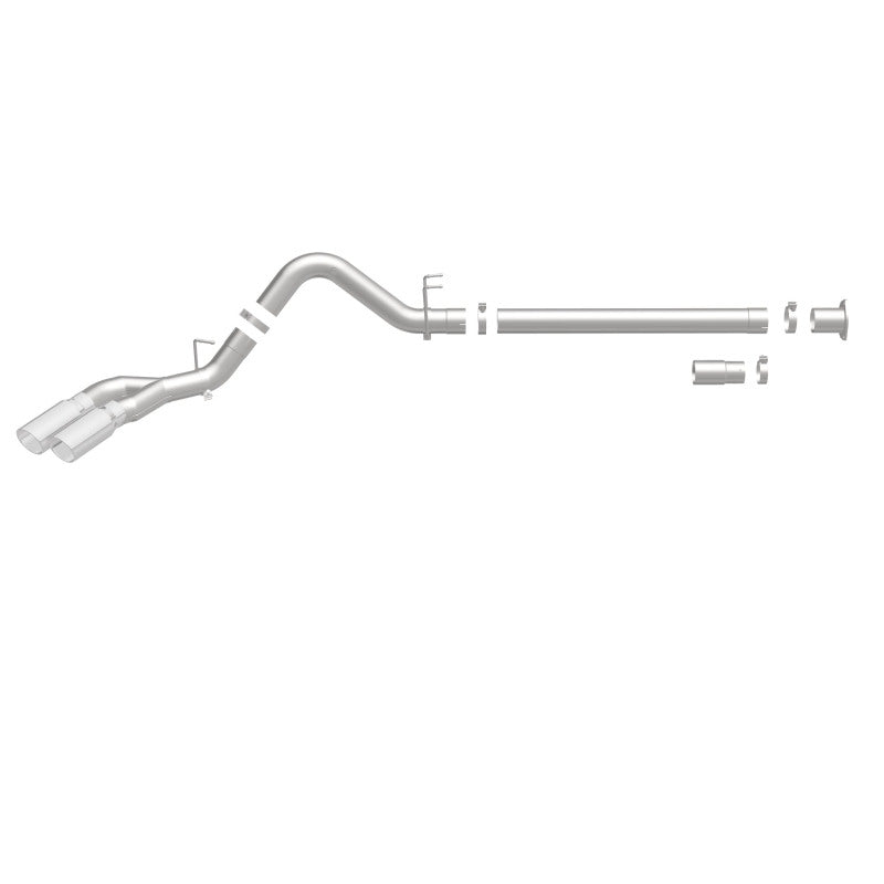 MagnaFlow 08-17 Ford F-250/F-350/F-450 4.6L/6.7 DPF-Back SS 4in Dual Single Passenger Side Rear Exit exhaust system components