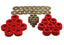 Energy Suspension GM Body Mount Set W/Hardware - Red kit parts