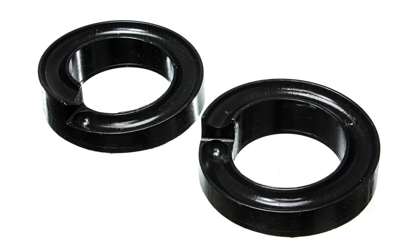Energy Suspension 2005-07 Ford F-250/F-350 SD 2/4WD Front Coil Spring Isolator Set - Black Secondary image
