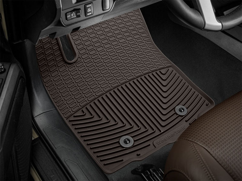 WeatherTech 2018+ Toyota Tacoma Front Rubber Mats - Cocoa Secondary image