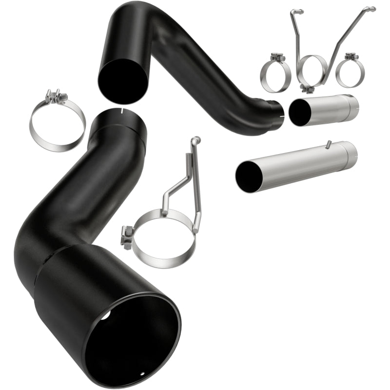 MagnaFlow 07-10 Dodge 2500/3500 409 SS DPF Back 5in Single Exit Exhaust- Black parts for offroad performance upgrades.