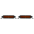 Rigid Industries SR-Series SAE 6in. w/ Amber PRO Lens (Pair) offroad lighting for trucks and Jeep Wrangler accessories.