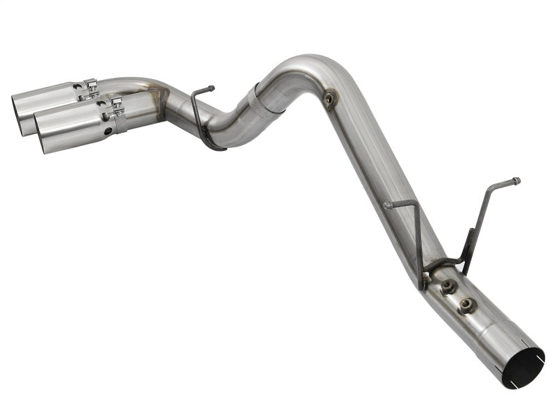 aFe Victory Series 4in 409-SS DPF-Back Exhaust w/ Dual Polished Tips 2017 GM Duramax V8-6.6L(td) L5P Secondary image