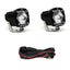 Baja Designs S1 Spot LED Light w/ Mounting Bracket Pair for offroad lighting.