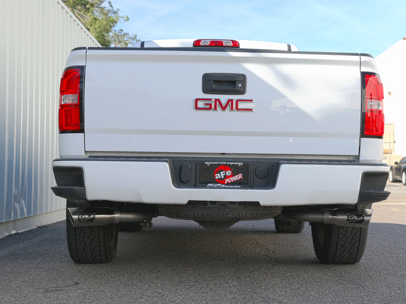 aFe Gemini XV Cat-Back Exhaust System GM Trucks 09-18 V6-4.3/V8-4.8/5.3L- Cut-Out Polished Secondary image