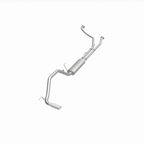 MagnaFlow CatBack 07-15 Nissan Titan V8 LGAS/LFLEX Single MF Polished Stainless Exhaust for offroad performance upgrades