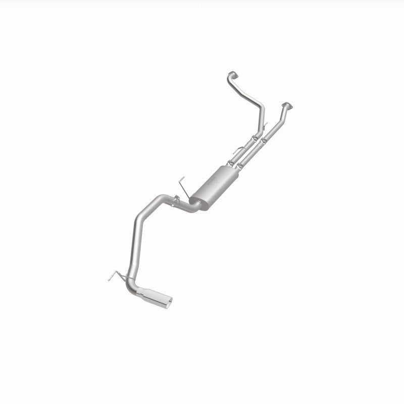 MagnaFlow CatBack 07-15 Nissan Titan V8 LGAS/LFLEX Single MF Polished Stainless Exhaust for offroad performance upgrades