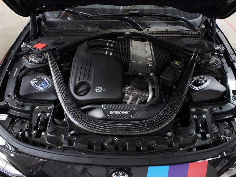 aFe Momentum Pro 5R Cold Air Intake System 15-18 BMW M3/M4 (F80/82/83) L6-3.0L (tt) S55 Secondary image