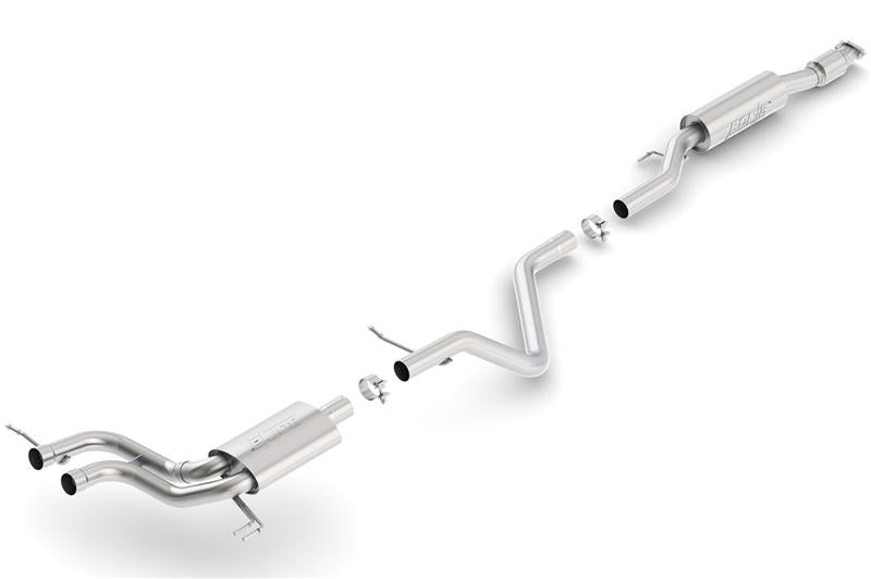 Borla 13-15 Hyundai Veloster Turbo 1.6L AT/MT FWD 2dr Dual Center Rear Exit Cat-Back Exhaust Secondary image