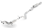 Borla 13-15 Hyundai Veloster Turbo 1.6L AT/MT FWD 2dr Dual Center Rear Exit Cat-Back Exhaust in stainless steel