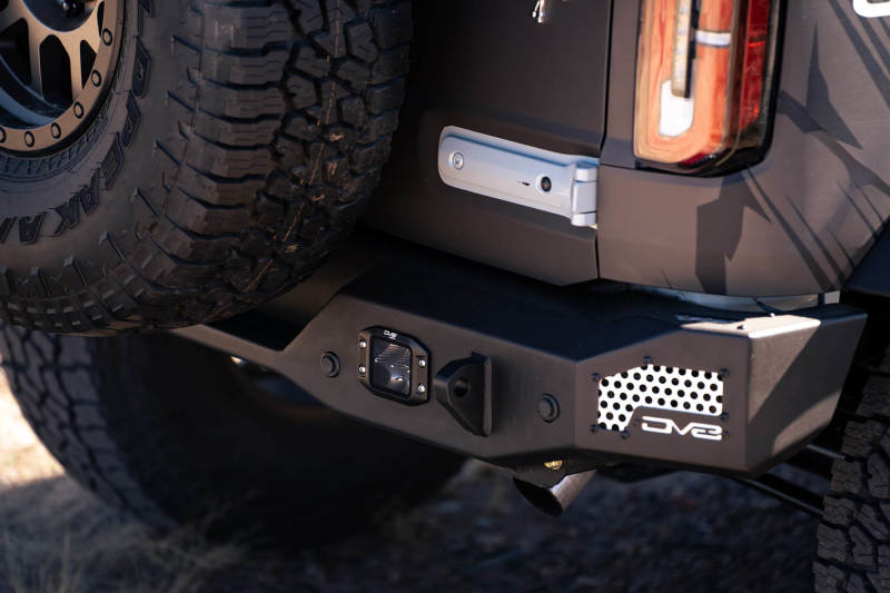 DV8 Offroad 21-22 Ford Bronco MTO Series Rear Bumper detail
