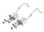 Borla 15 Chevy Corvette C7 ZO6 6.2L w/o AFM w/ NPP ATAK Quad RD RL IC Tips Center Rear Exit Exhaust parts