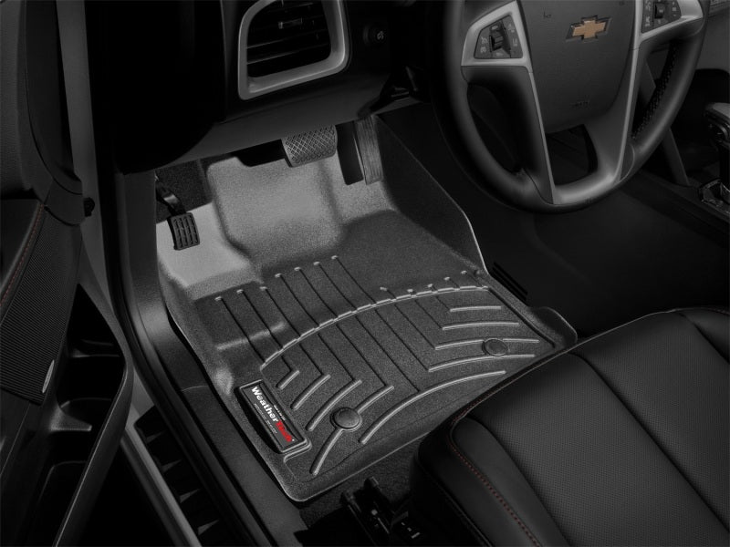 WeatherTech 11+ GMC Terrain Front FloorLiner - Black in vehicle