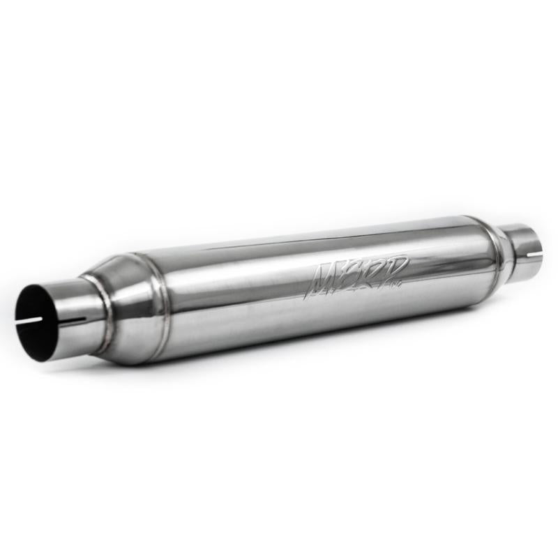 MBRP Universal Resonator 2.5in inlet/outlet 22in body 26in overall T304 Secondary image