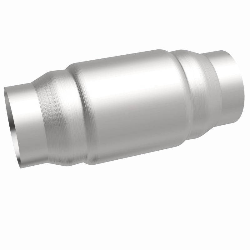 MagnaFlow Conv Univ 3.00inch C/C stainless steel catalytic converter for offroad performance upgrades.