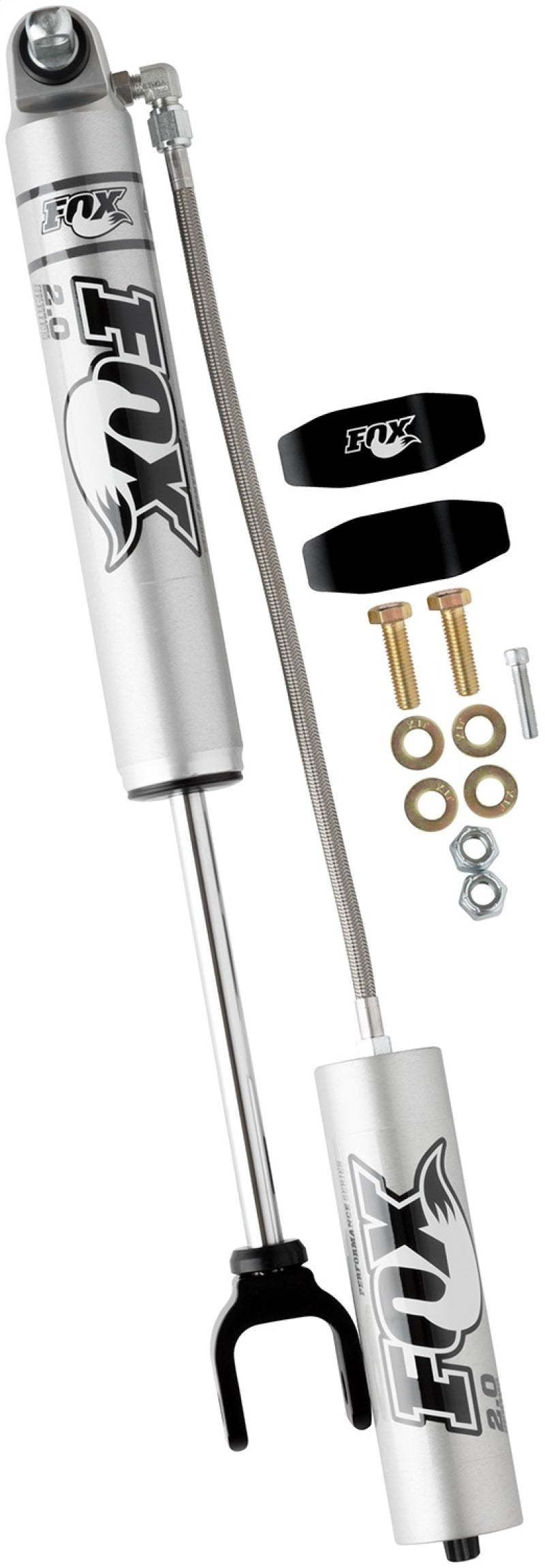 Fox 11+ Chevy HD 2.0 Performance Series 7.9in. Smooth Body Remote Res. Front Shock / 4-6in. Lift for offroad performance upgrades.