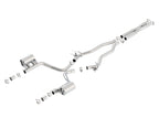 Borla 2015-2022 Charger SRT 392 / Scat Pack 6.4L Atak Catback Exhaust Single Split Rear Exit system components