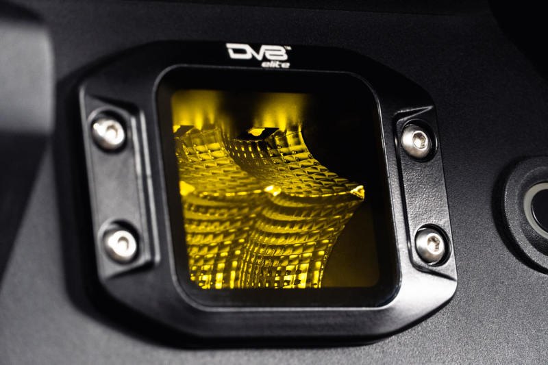 DV8 3-Inch Elite Series LED Amber Flush Mount Pod Light Secondary image