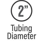 2" Tubing Diameter for MagnaFlow Loop Delete Y Pipe
