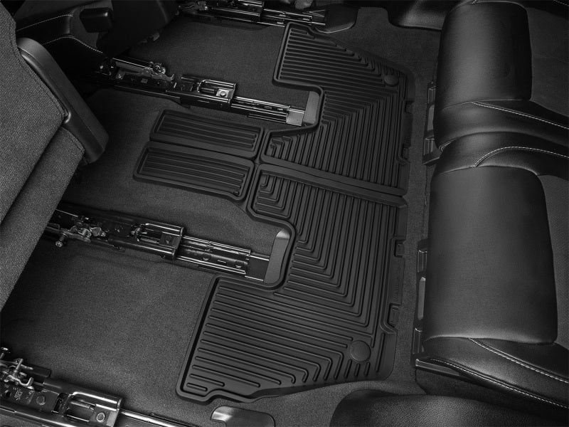 WeatherTech 21-23 Jeep Grand Cherokee L (6 Passenger Seating) Rear All-Weather Floor Mats - Black Secondary image