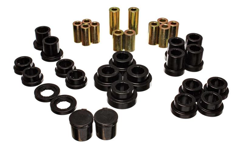 Energy Suspension 00-09 Honda S2000 Black Rear End Control Arm Bushing Set for offroad performance upgrades.