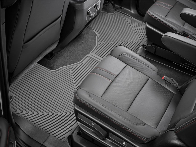 WeatherTech 2021+ Cadillac Escalade Rear Rubber Mats - Grey Secondary image