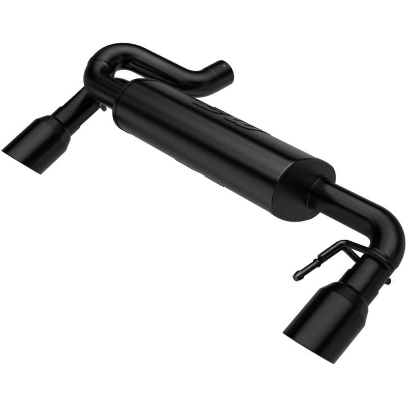 MagnaFlow 2021 Ford Bronco Street Series Axle-Back Exhaust w/ Dual Split Rear Style Exit- Black Tips Main image