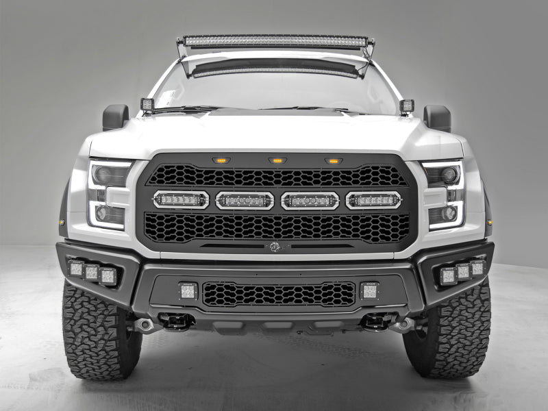 aFe 17-20 Ford Raptor w/o FFC Scorpion Grill w/ LEDs Secondary image