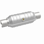 MagnaFlow Conv Univ 2.25in Inlet/Outlet Center/Center Round 11in Body L x 5.125in W x 15in Overall L catalytic converter