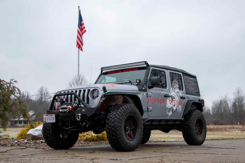 Fishbone Offroad 2018+ Jeep Wrangler JL 4 Door Rocker Guards Secondary image