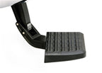 AMP Research 2011-2014 GMC Sierra 2500/3500 BedStep - Black close-up view of non-slip retractable bumper step for trucks