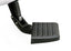AMP Research 2011-2014 GMC Sierra 2500/3500 BedStep - Black close-up view of non-slip retractable bumper step for trucks