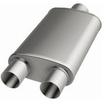 MagnaFlow Muffler Mag SS 22X5X11 2.5/3.50 D/C for offroad performance upgrades