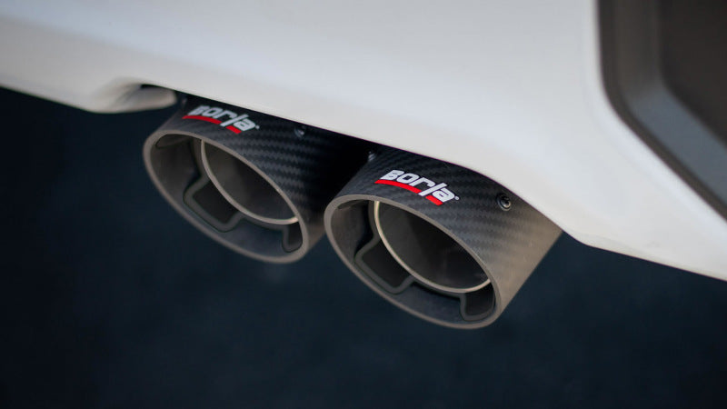 Borla 2024 Chevy Silverado 1500 6.2L V8 S-Type Catback Exhaust w/ Simulator - CF Black Anodized Secondary image