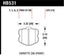 Hawk 2010-2013 Chevrolet Corvette Grand Sport HPS 5.0 Front Brake Pads specifications diagram