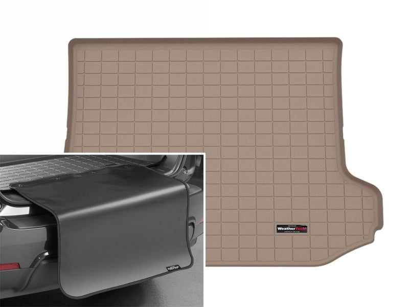 WeatherTech 06-12 Toyota Rav4 Cargo Liner w/ Bumper Protector - Tan Secondary image