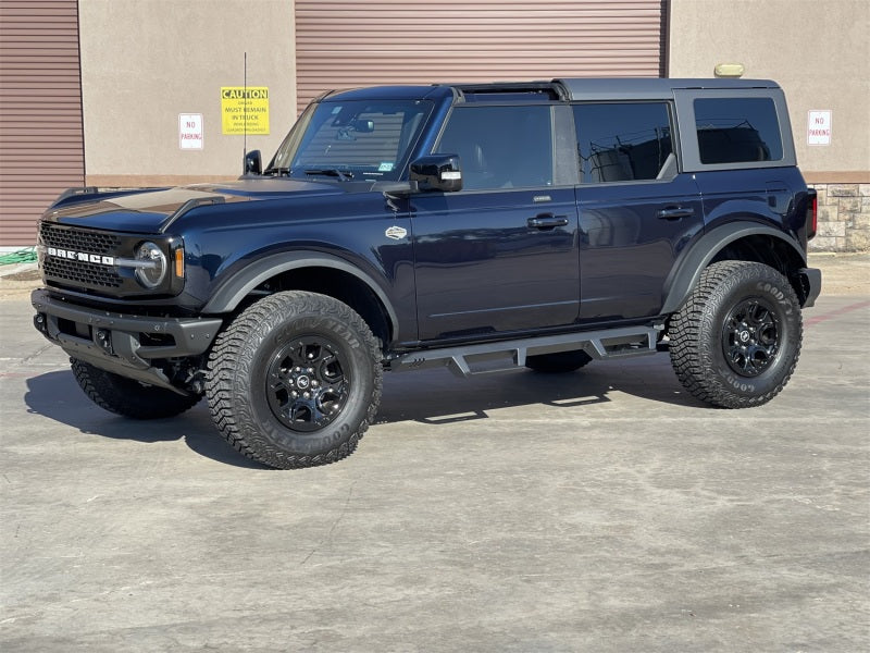 N-Fab EPYX 2021 Ford Bronco 4 Door - Full Length - Tex. Black, offroad performance upgrades, 4x4 suspension components.