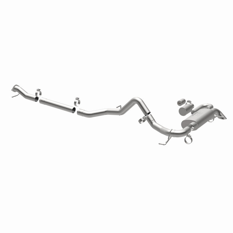 MagnaFlow 2021 Ford Bronco Overland Series Cat-Back Exhaust w/ Single Straight Driver Exit- No Tip for offroad performance upgrades.
