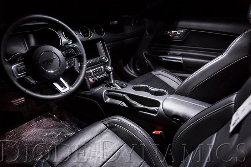 Diode Dynamics 18-19 Mustang Stage 2 Mustang Interior LED Light Kit - Blue Secondary image
