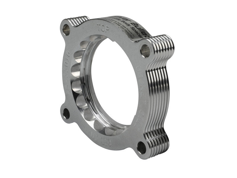 aFe 11-14 Ford Mustang/ 11-14 Ford F-150 V6 3.7L Silver Bullet Throttle Body Spacer - Silver Secondary image