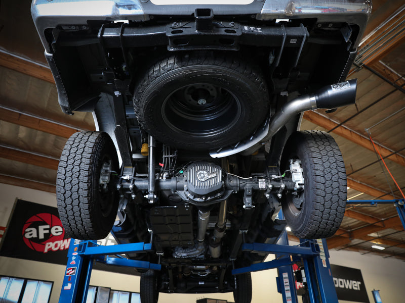 aFe Apollo GT Series 3-1/2in 409 SS Axle-Back Exhaust 17-20 Ford F-250/F-350 Polished Tip No Muffler Secondary image