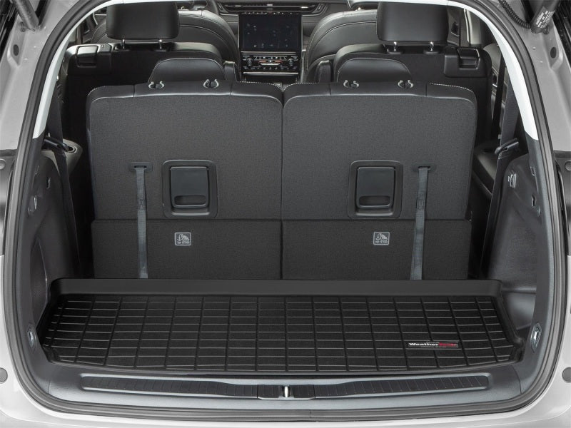 WeatherTech 2021+ Jeep Grand Cherokee L Cargo Liner- Black in trunk