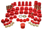 Energy Suspension 90-95 Toyota 4 Runner 2WD/4WD Red Hyper-Flex Master Bushing Set for offroad performance upgrades.
