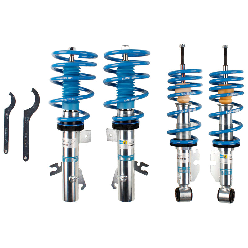 Bilstein B14 2005 Mini Cooper Base Convertible Front and Rear Suspension Kit components with tools Main image