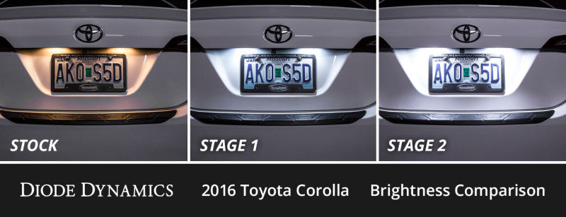 Diode Dynamics 14-22 Toyota Corolla Interior LED Kit Cool White Stage 1 Secondary image
