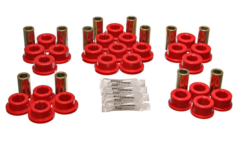 Energy Suspension 87-92 Toyota Supra Red Rear Control Arm Bushing Set Secondary image
