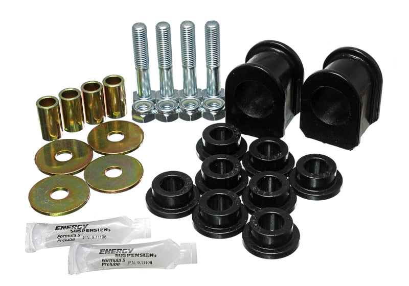 Energy Suspension 99-04 Ford F250 SD/350 4WD Black Front 1-1/4in Sway Bar Bushing Set Secondary image